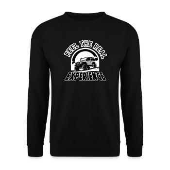 Experience Defender outdoor explore - Unisex Pullover - Schwarz - Vorne - Alina (178cm) & Michal (187cm)