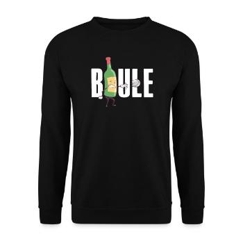 Boules de Boccia Boules de Boules de Boules de Boules de Boccia Tenue de pétanque - Sweat-shirt Unisexe - noir - Devant - Alina (178cm) & Michal (187cm)