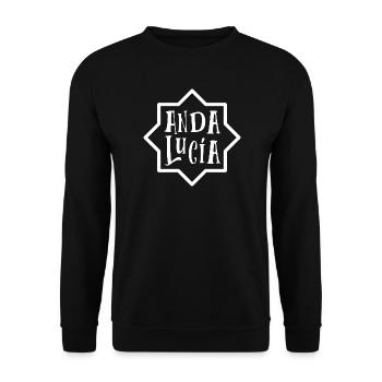 Andalusien 5 (dunkel) - Unisex Pullover - Schwarz - Vorne - Alina (178cm) & Michal (187cm)
