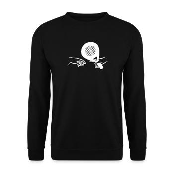 Raquettes Padel Padel Sport d’équipe Entraînement Tennis - Sweat-shirt Unisexe - noir - Devant - Alina (178cm) & Michal (187cm)