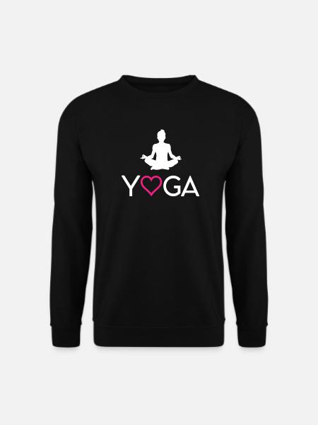 Yoga - Unisex Sweatshirt - black