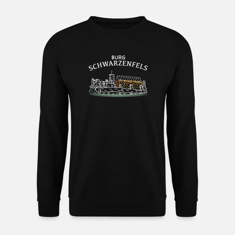 Burg Schwarzenfels, Sinntal, Spessart, Hessen - Unisex Pullover - Schwarz