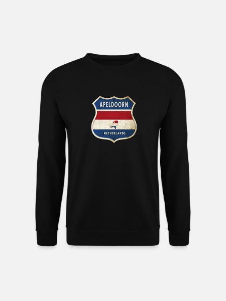 Apeldoorn Niederlande Wappen Design - Unisex Pullover - Schwarz