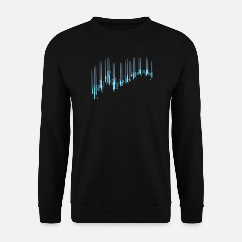 Candlestick chart - Unisex Sweatshirt - black