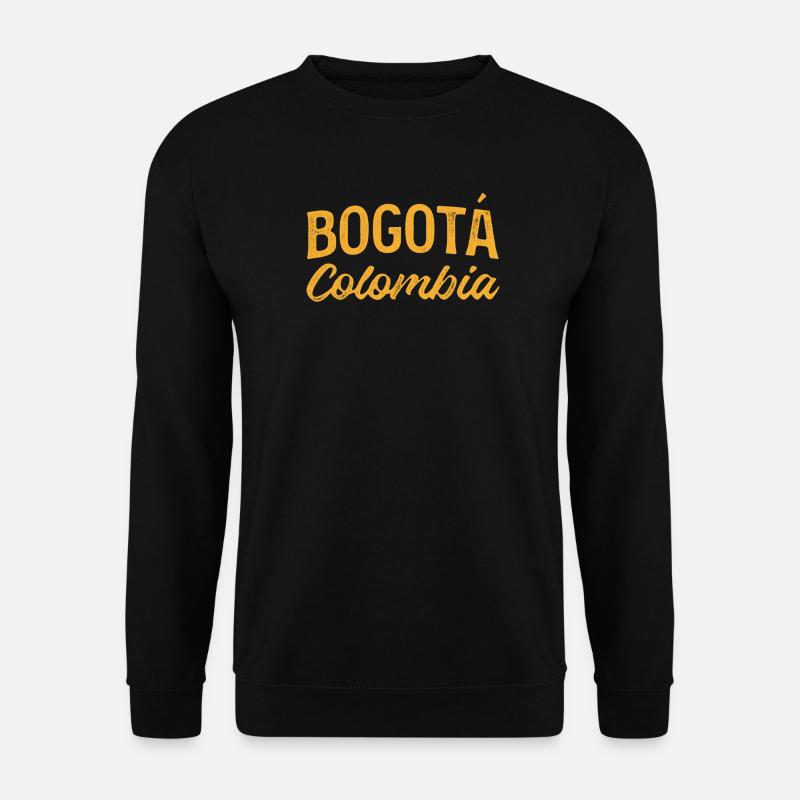 Bogotá Colombia Script Logo - Unisex Sweatshirt - black