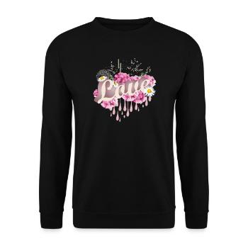 bouquet luxuriant de la fête des mères avec des clous de girofle - Sweat-shirt Unisexe - noir - Devant - Alina (178cm) & Michal (187cm)