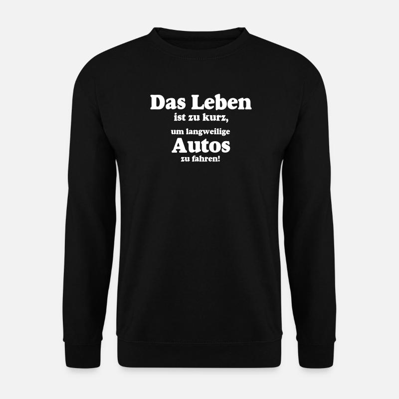 Auto Tuning Schrauber Kult Langweilige Autos (25) - Unisex Pullover - Schwarz