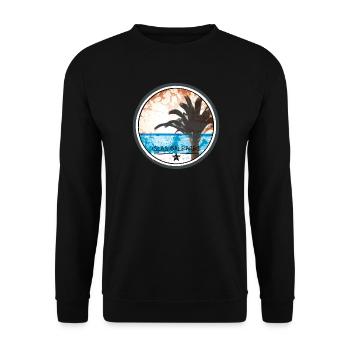 Islas Baleares - Unisex Pullover - Schwarz - Vorne - Alina (178cm) & Michal (187cm)