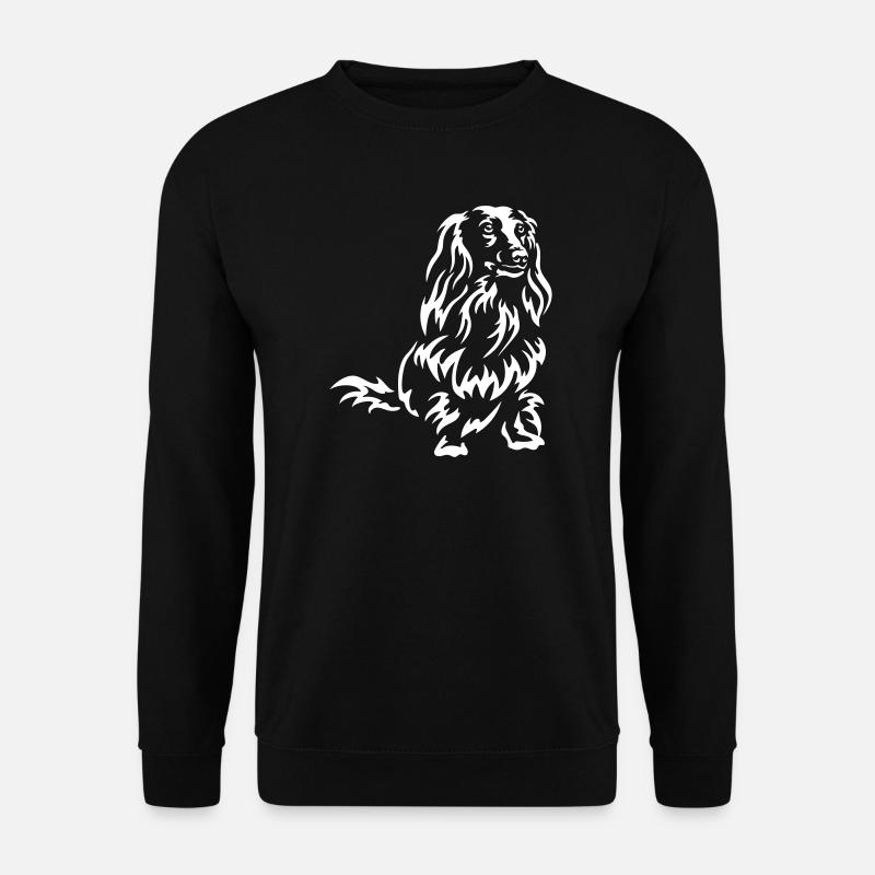 Dackel "Black Edition" - Unisex Pullover - Schwarz