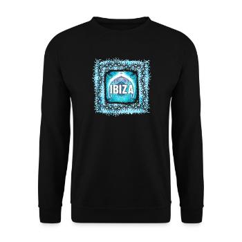 Ibiza Electronics Art Design - Sweat-shirt Unisexe - noir - Devant - Alina (178cm) & Michal (187cm)