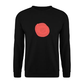 Point rouge - Sweat-shirt Unisexe - noir - Devant - Alina (178cm) & Michal (187cm)
