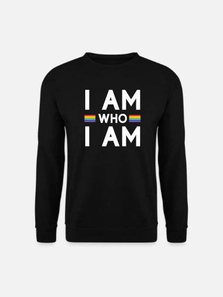 Pride Month - Ich bin, wer ich bin - LGBTQ+ - Unisex Pullover - Schwarz