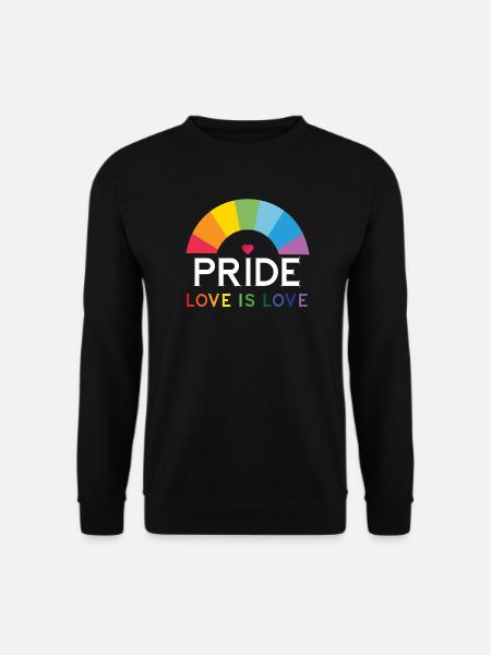 Pride - Love is Love. - Unisex Sweatshirt - black