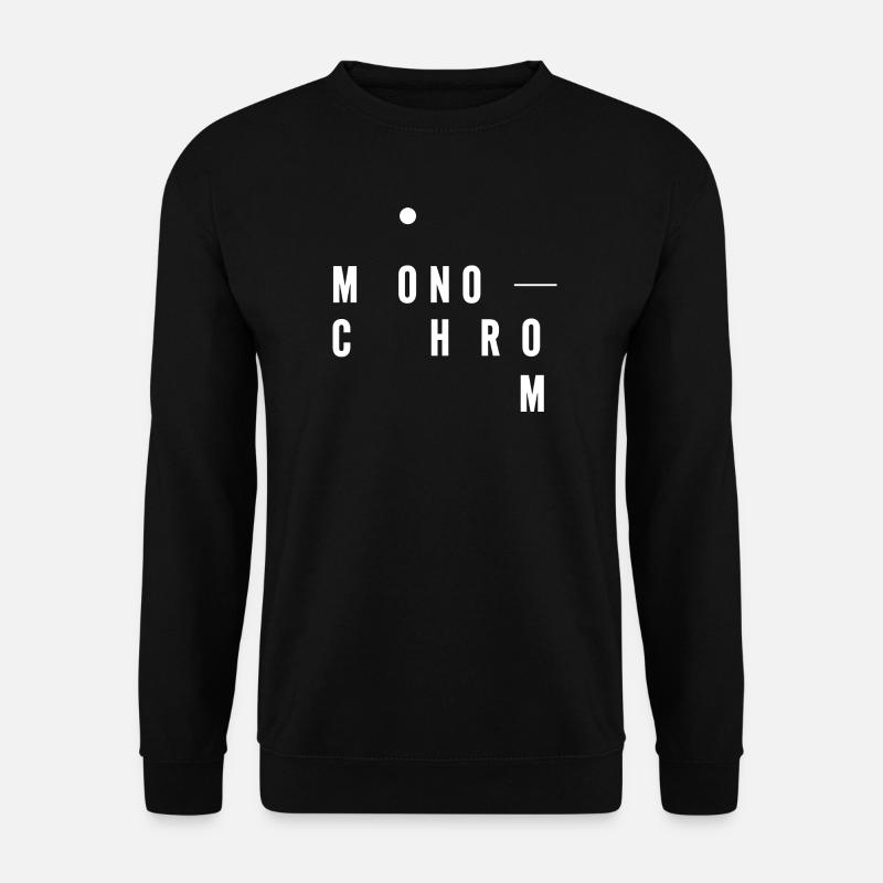 Monochrom-Fotografie - Unisex Pullover - Schwarz