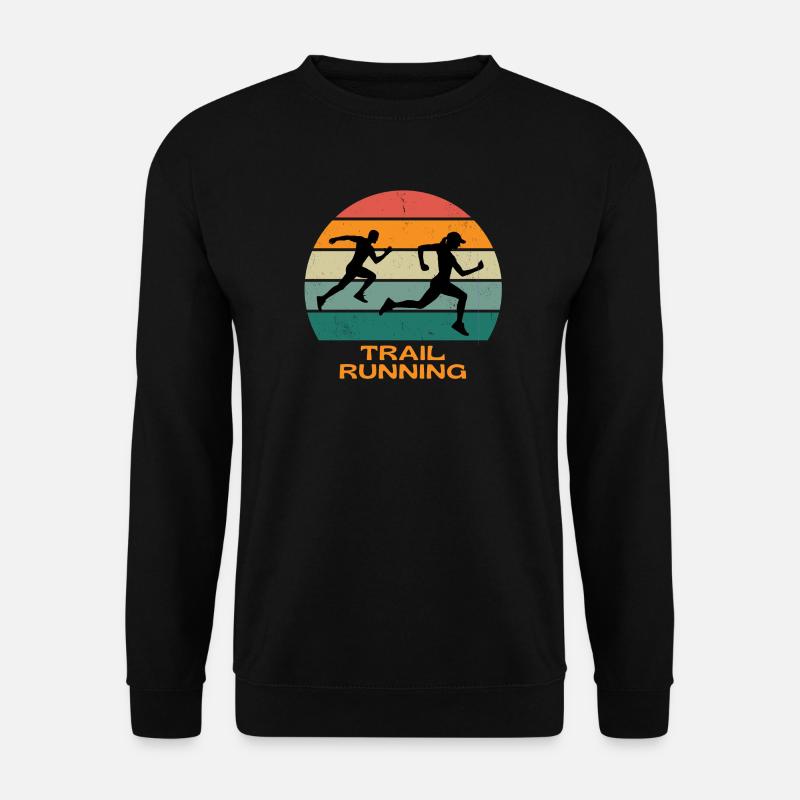 Trail, Trailrunning, Laufen - Unisex Pullover - Schwarz
