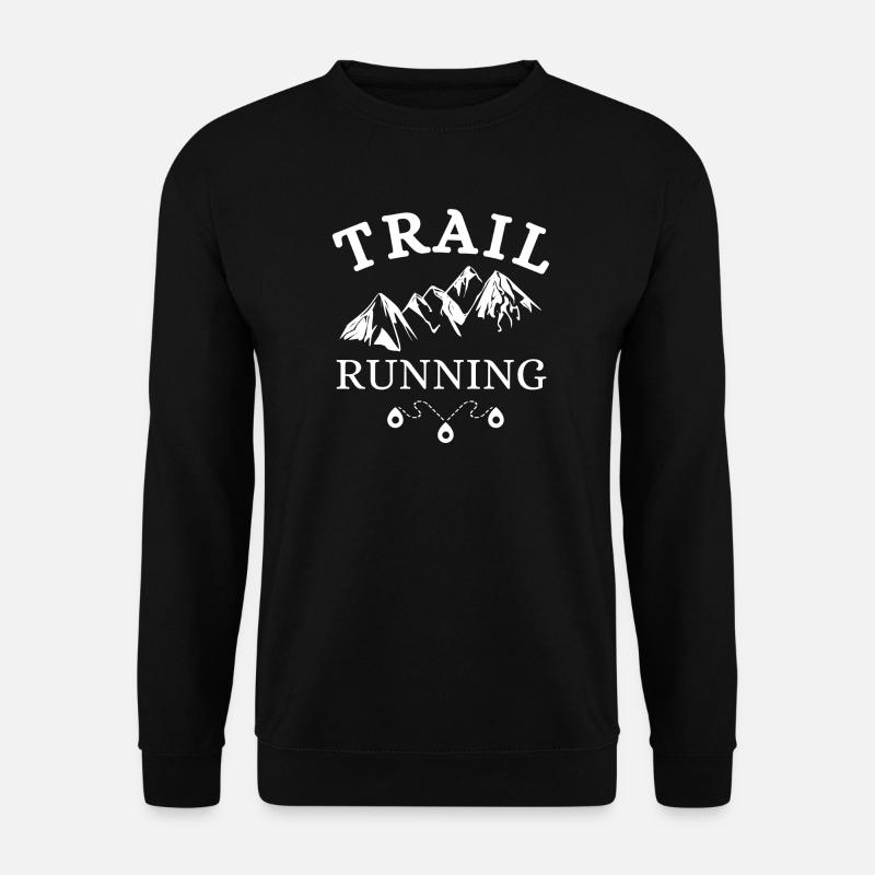 Trail, Trailrunning, Laufen - Unisex Pullover - Schwarz