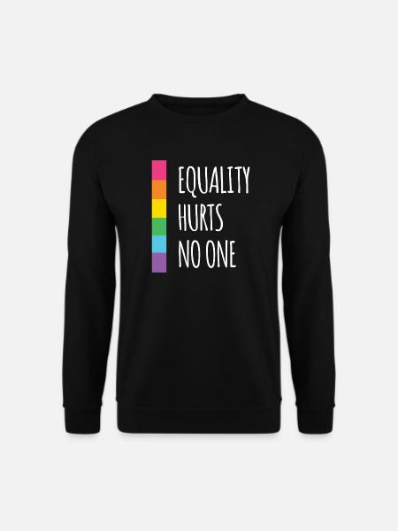 Pride Month - Gleichberechtigung schadet niemandem - Unisex Pullover - Schwarz