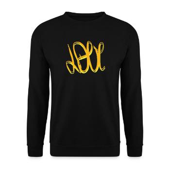 Love Liebe Amour T-Shirt Love Hoodie Liebe - Unisex Pullover - Schwarz - Vorne - Alina (178cm) & Michal (187cm)
