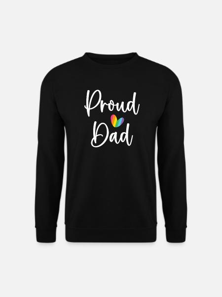 Papa fier - Sweat-shirt Unisexe - noir