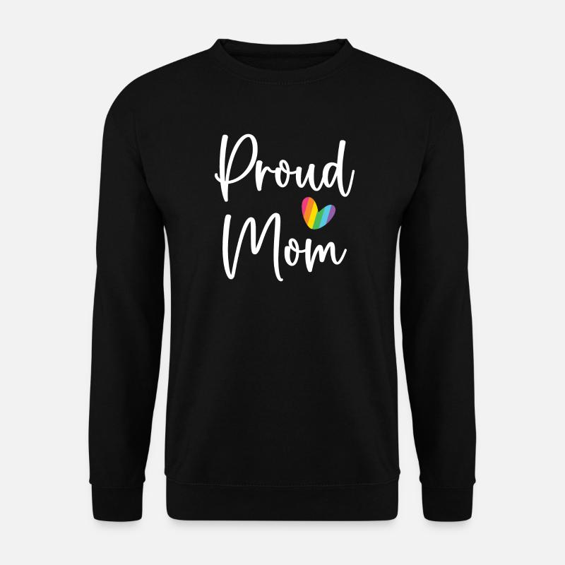 Proud Mom - Unisex Sweatshirt - black