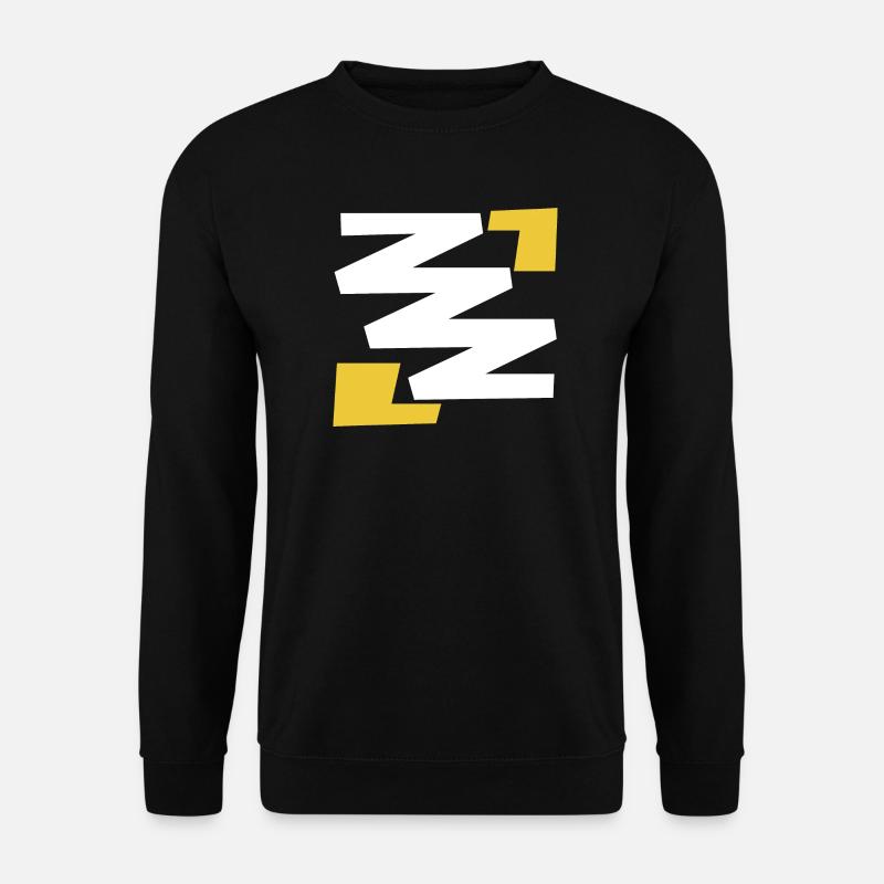 Einfaches digitales Kunstemblem mit Z - Unisex Pullover - Schwarz