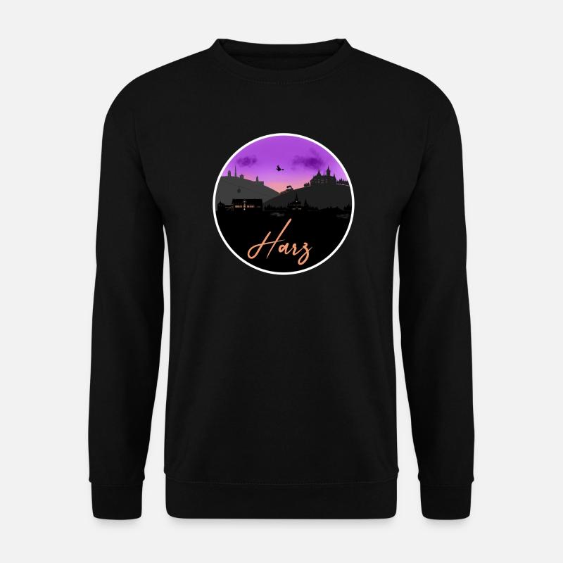 Harz Fine Skyline - Unisex Sweatshirt - black