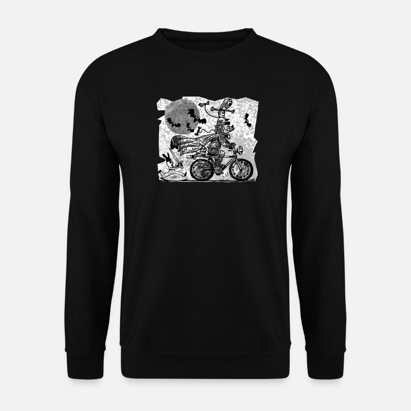 gothic cyclist - Unisex Sweatshirt - black