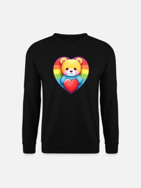 Love is a Bear Necessity - Unisex Sweatshirt - black