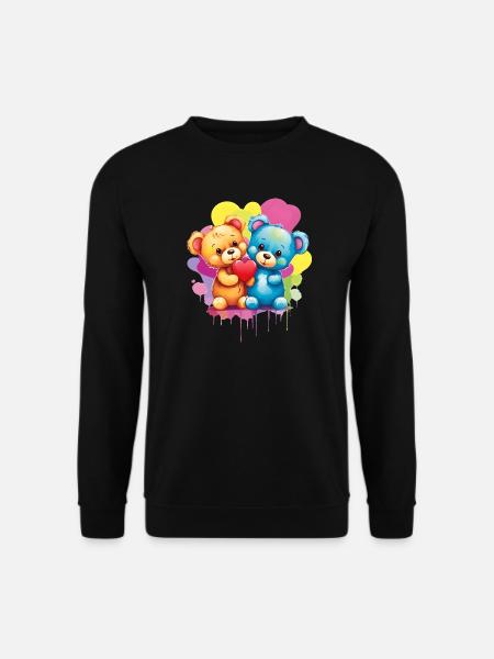 Love is a Bear Necessity - Unisex Sweatshirt - black