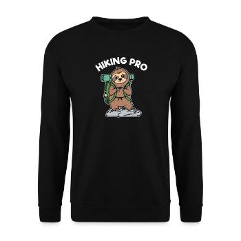 Randonnées Randonnées Randonnée Déclaration Sentiers - Sweat-shirt Unisexe - noir - Devant - Alina (178cm) & Michal (187cm)