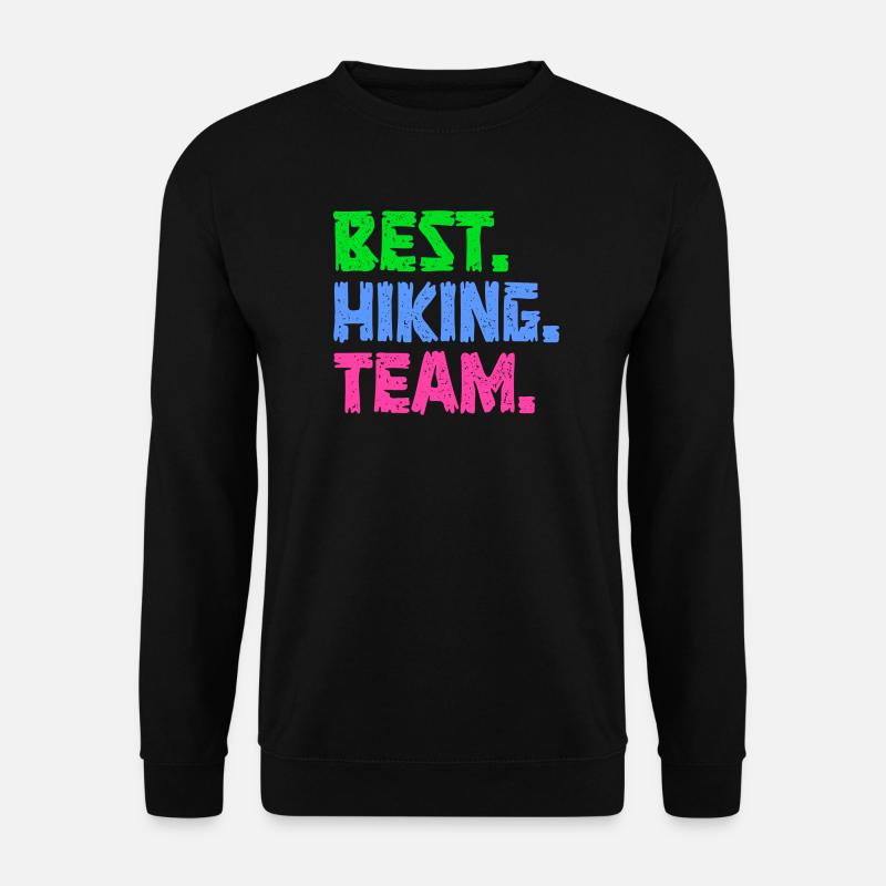 Wanderung Statement Wandern Wanderer Klettern - Unisex Pullover - Schwarz