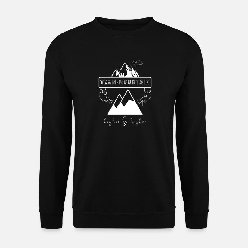 Team Mountain Mountain Adventure - Unisex Sweatshirt - black