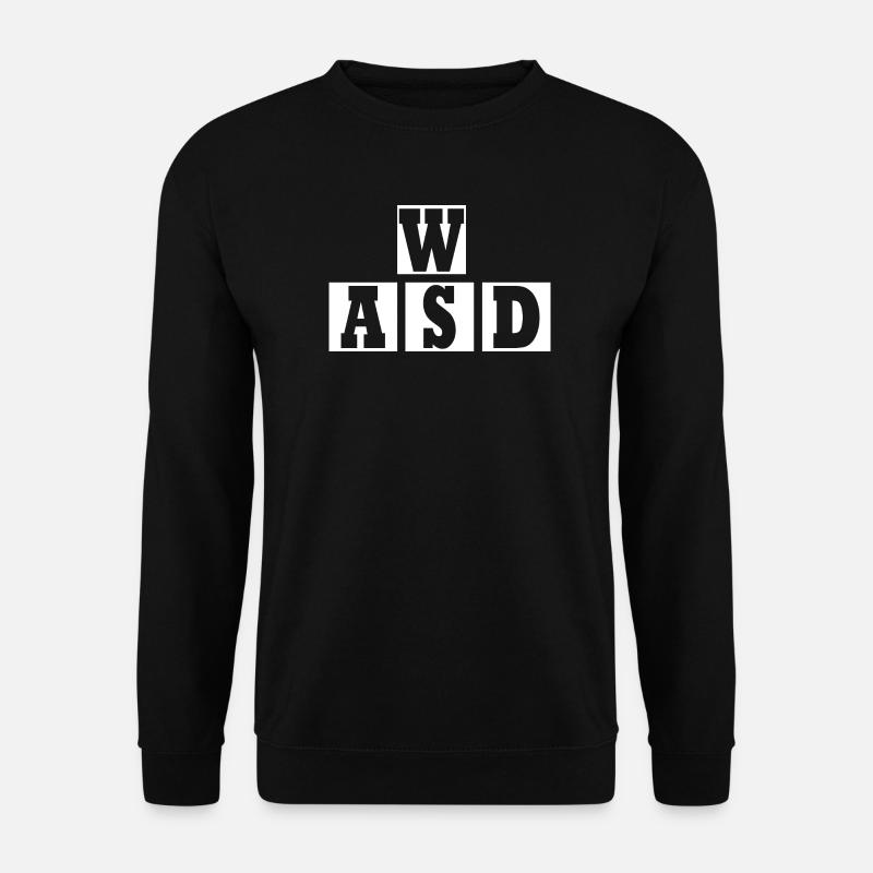 W A S D - Sweat-shirt Unisexe - noir