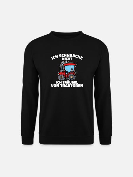 Biobauer Kraftfahrzeug Schlepper Traktor Statement - Unisex Pullover - Schwarz