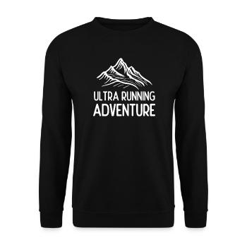 Ultra Running Advrenture - Sweat-shirt Unisexe - noir - Devant - Alina (178cm) & Michal (187cm)