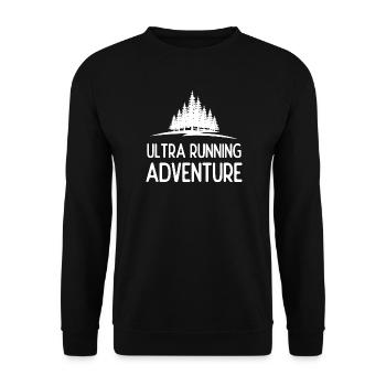 Ultra Running Advrenture - Sweat-shirt Unisexe - noir - Devant - Alina (178cm) & Michal (187cm)