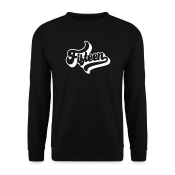 Quinze garçons de 15 ans filles de 15 ans - Sweat-shirt Unisexe - noir - Devant - Alina (178cm) & Michal (187cm)