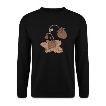 Strawberry cuttlefish - Unisex Sweatshirt - black - Front - Alina (178cm) & Michal (187cm)