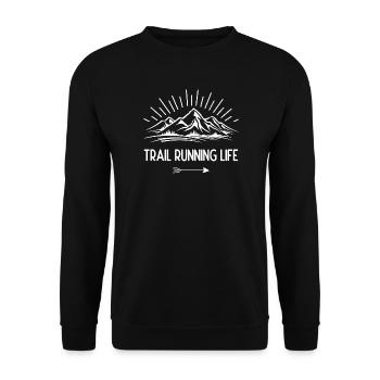 Vie de trail running - Sweat-shirt Unisexe - noir - Devant - Alina (178cm) & Michal (187cm)