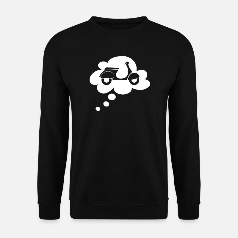 Roller urlaubsreif Denkblase Italien Sprechblase - Unisex Pullover - Schwarz