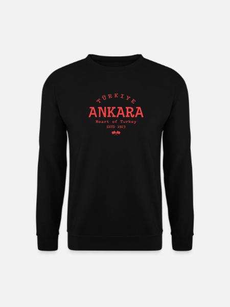 Ankara Heart of Turkey 1923 - Unisex Sweatshirt - black