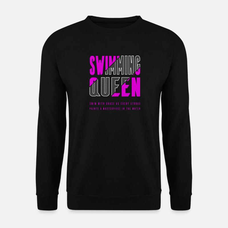 Schwimm Königin - Unisex Pullover - Schwarz