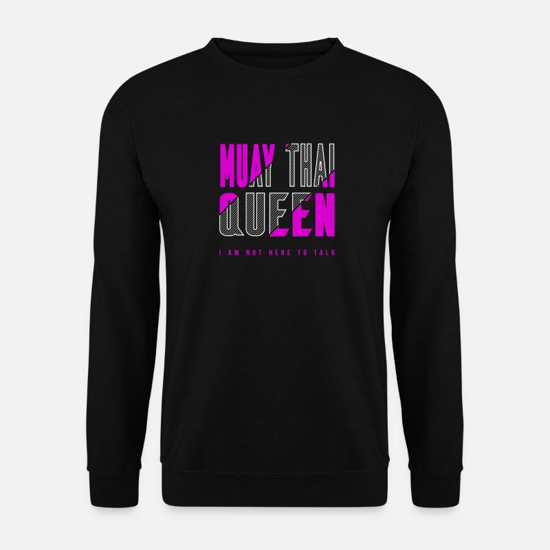 Muay Thai Queen - Unisex Sweatshirt - black
