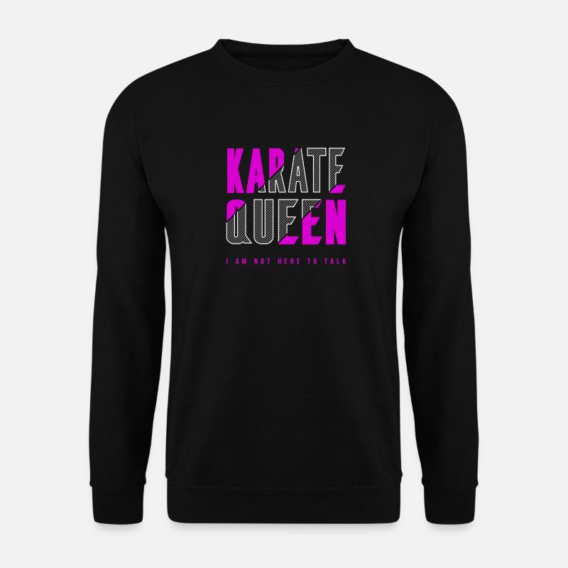 Karate Königin - Unisex Pullover - Schwarz