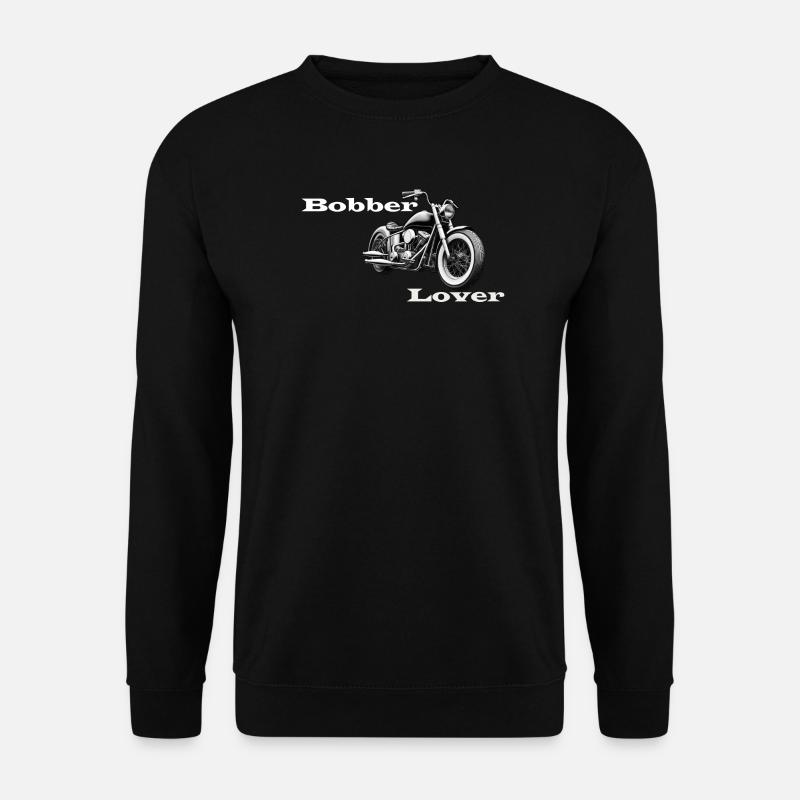 Bobber Lover white - Unisex Sweatshirt - black