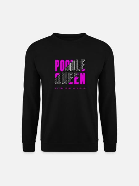 Poodle Queen - Unisex Sweatshirt - black
