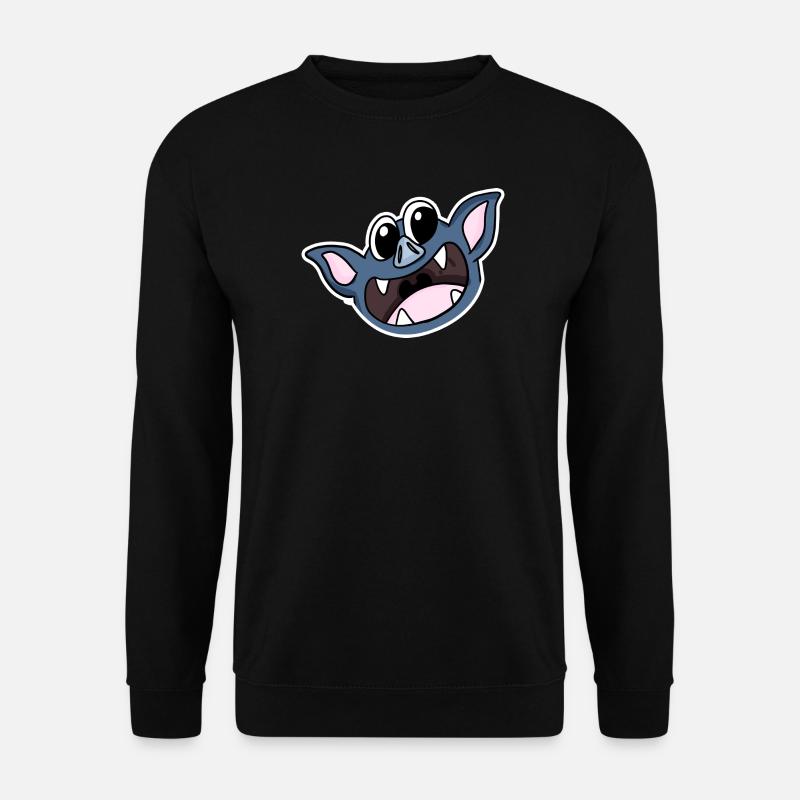 Bat head - Unisex Sweatshirt - black