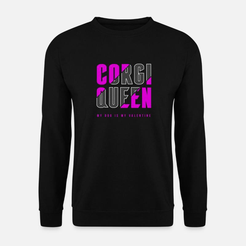 Corgi Königin - Unisex Pullover - Schwarz