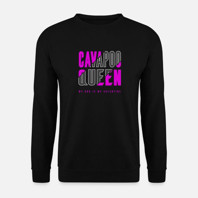 Cavapoo Königin - Unisex Pullover - Schwarz