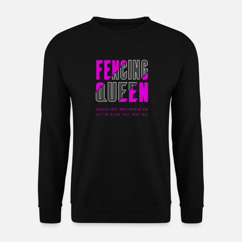 Fecht Königin - Unisex Pullover - Schwarz